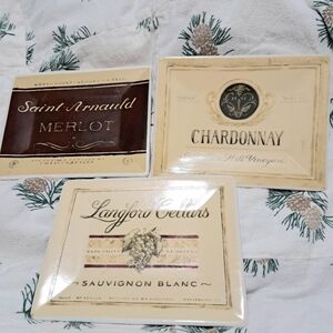 3 Square plates collector's items by Cape Craftsman  8x6" ( old)